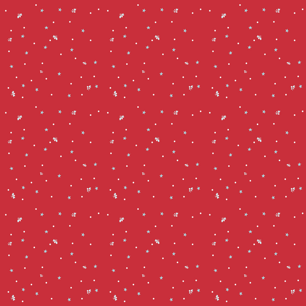 COMING SOON - Firework Fields Fireflies Red by Gracey Larson
