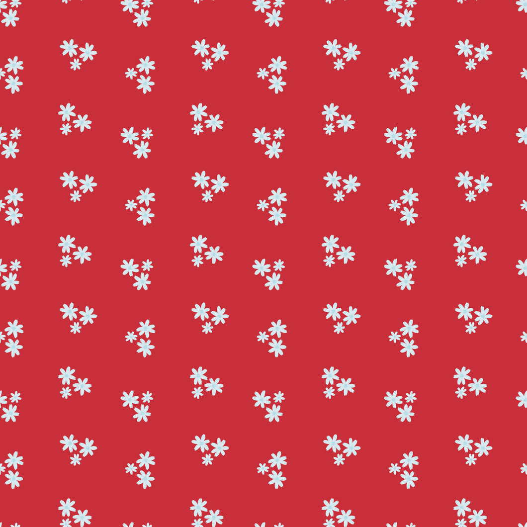 COMING SOON - Firework Fields Floral Red by Gracey Larson