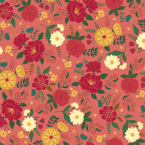 COMING SOON - Orchard House Main Coral by Heather Peterson