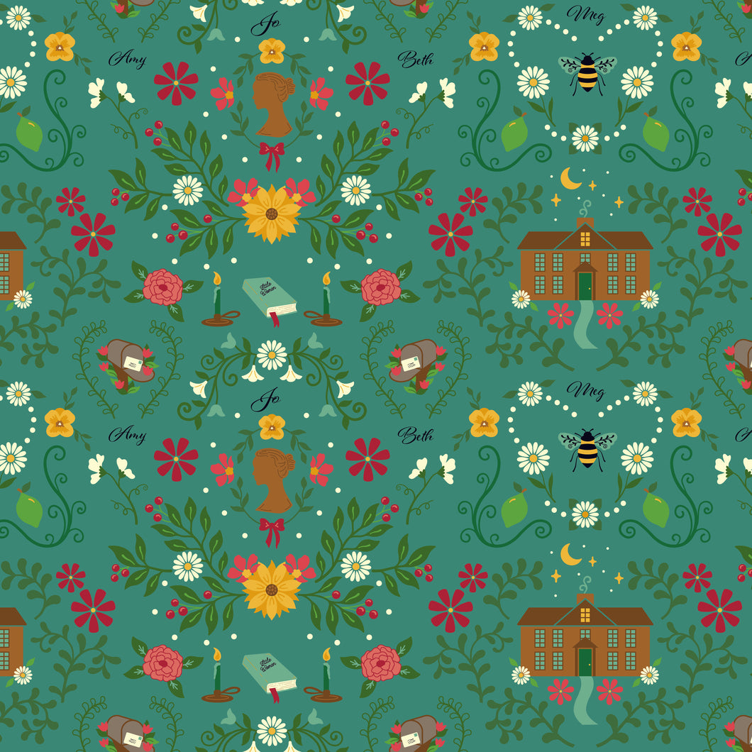 COMING SOON - Orchard House Homestead Teal by Heather Peterson