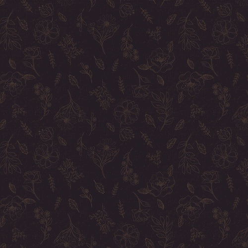 COMING SOON - Orchard House Sketch Floral Black by Heather Peterson