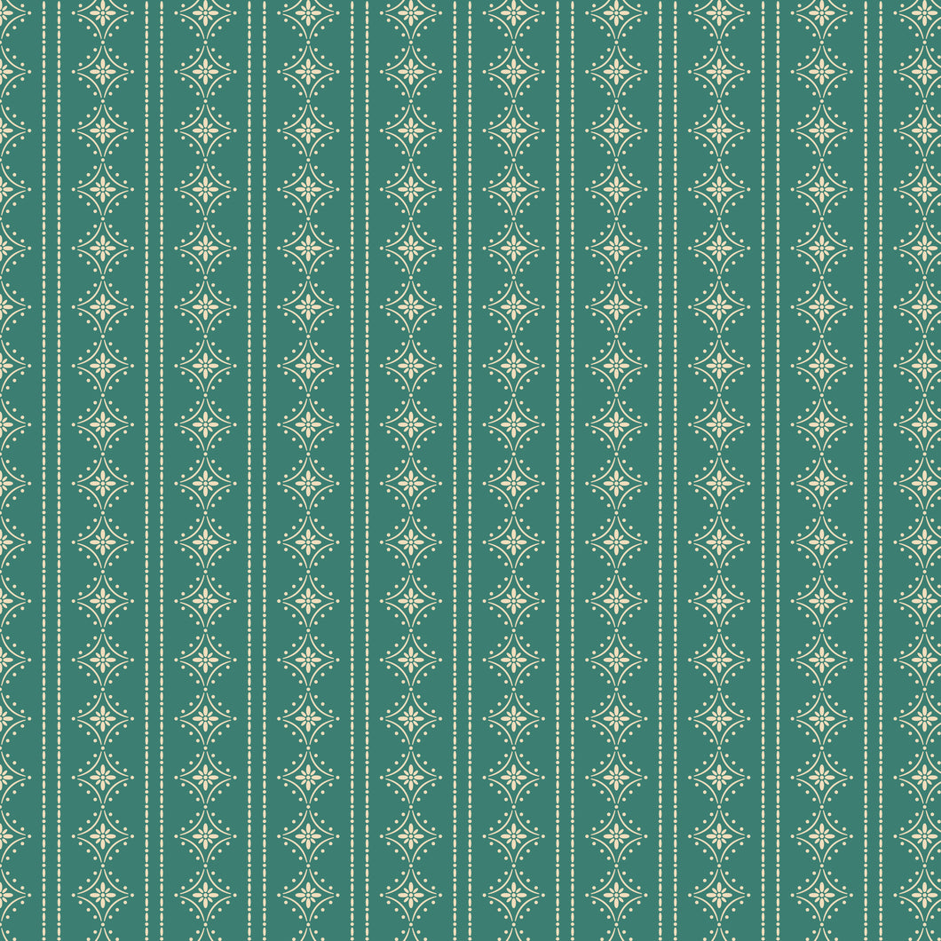 COMING SOON - Orchard House Stripes Teal by Heather Peterson
