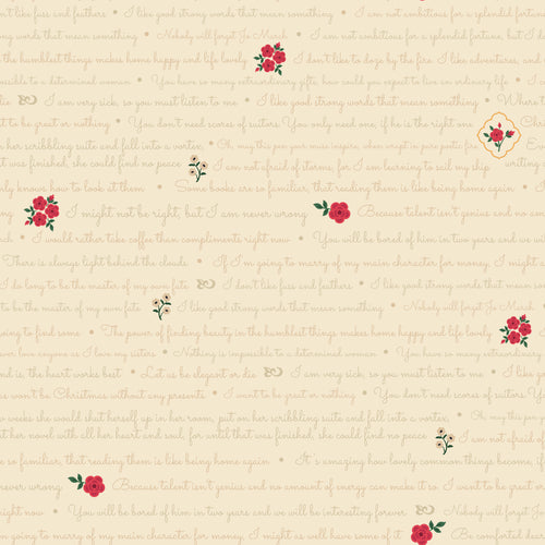COMING SOON - Orchard House Text Cream by Heather Peterson