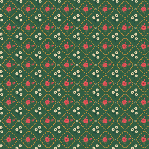 COMING SOON - Orchard House Medallions Green by Heather Peterson