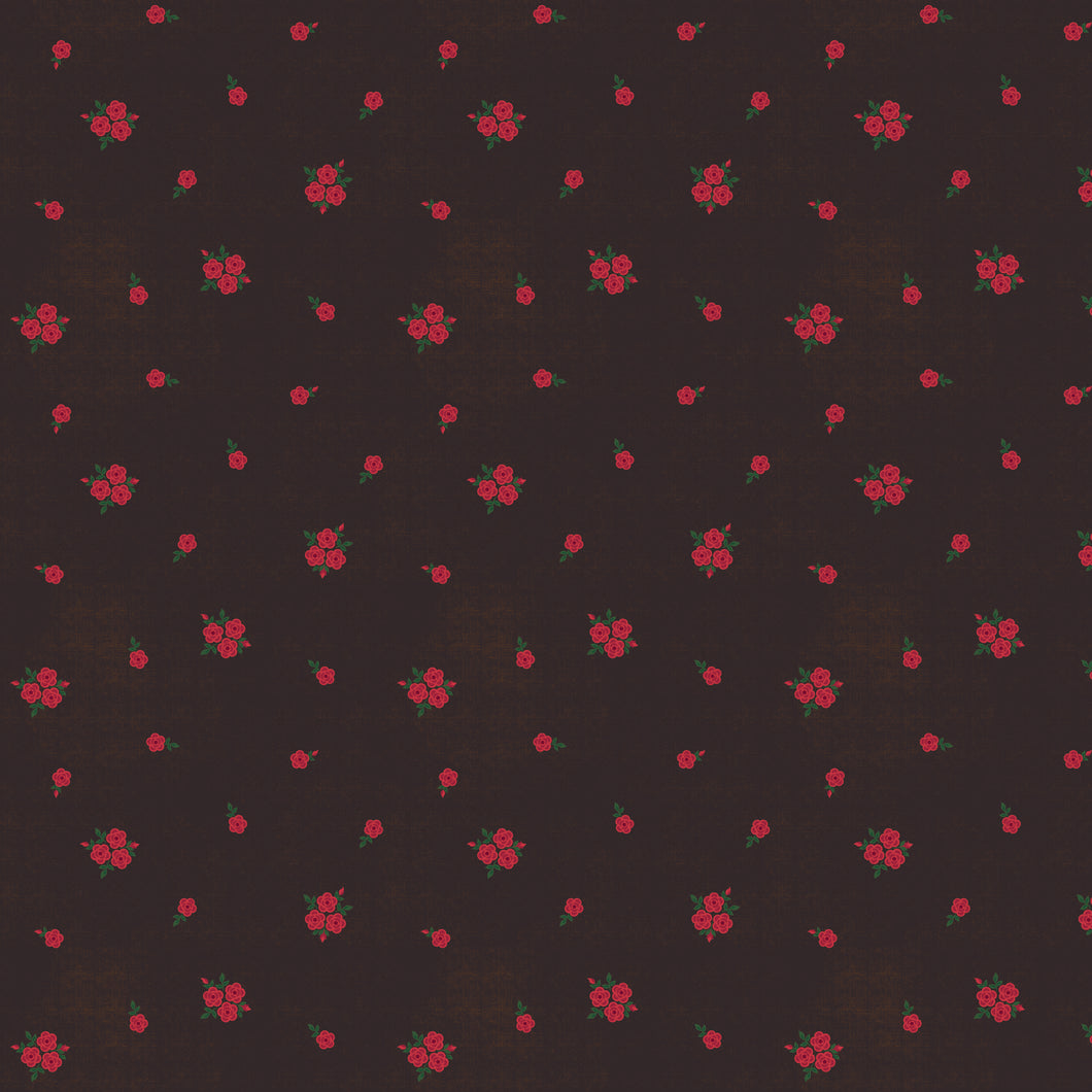 COMING SOON - Orchard House Rose Clusters Black by Heather Peterson