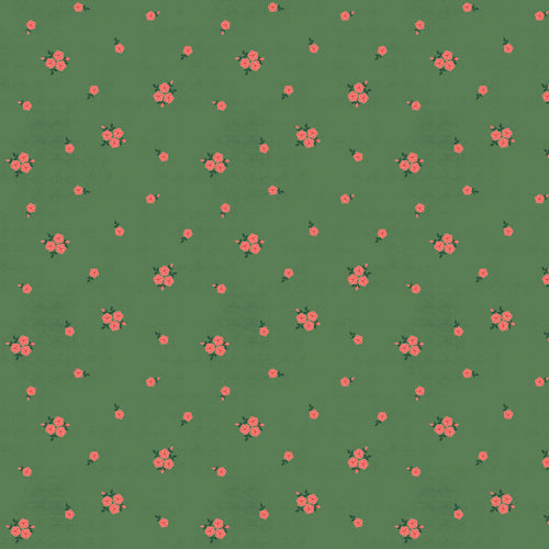COMING SOON - Orchard House Rose Clusters Green by Heather Peterson