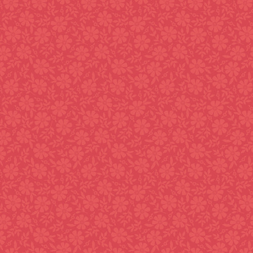 COMING SOON - Orchard House Tonal Flowers Coral by Heather Peterson