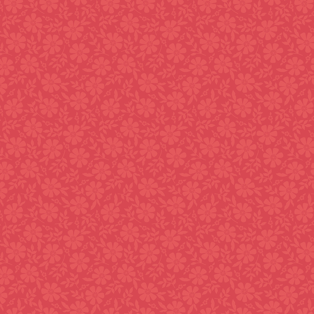 COMING SOON - Orchard House Tonal Flowers Coral by Heather Peterson