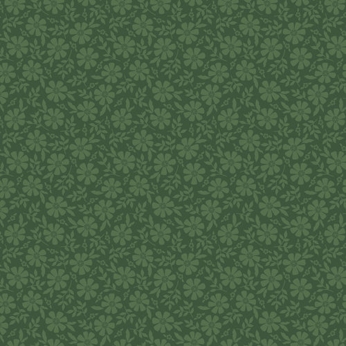 COMING SOON - Orchard House Tonal Flowers Green by Heather Peterson