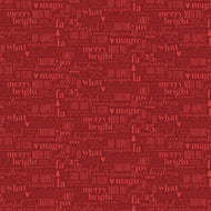 Evergreen Wishes Text Red by Traci Reed
