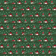 Christmas Time Sleds Forest by Dani Mogstad