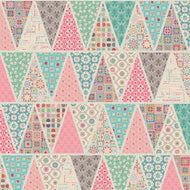 COMING SOON - Chunky Thread Home Decor Patchwork Triangles Multi by Lori Holt