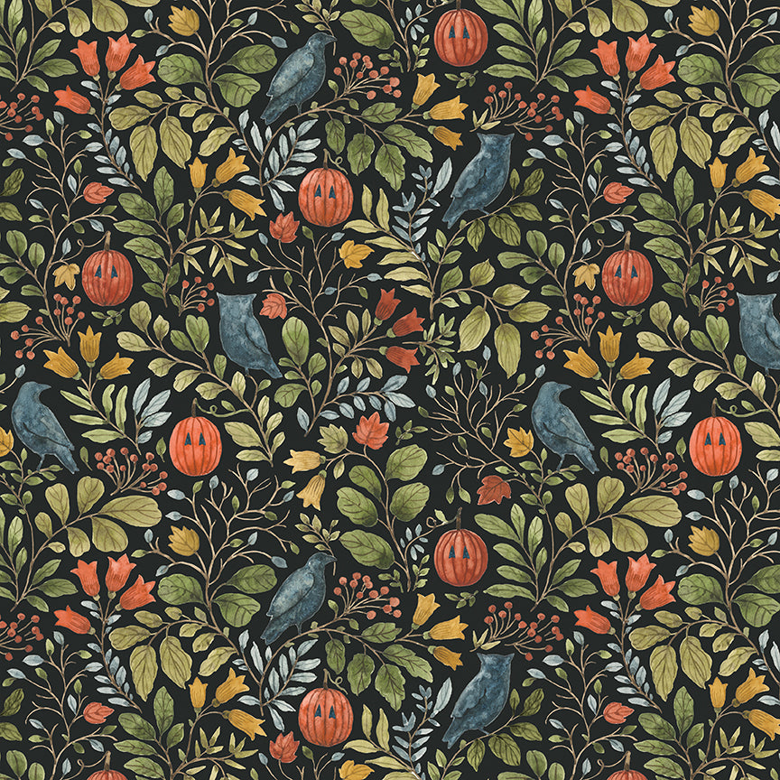Trick or Treat Foliage Black by Lisa Audit