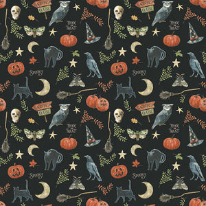 Trick or Treat Spooky Black by Lisa Audit
