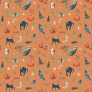 Trick or Treat Spooky Orange by Lisa Audit