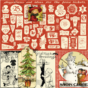 Classic Christmas Collage Parchment by J. Wecker Frisch