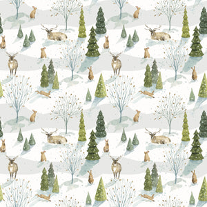 Santa's Tree Farm Woodland Snowy by Lisa Audit