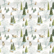 Santa's Tree Farm Woodland Snowy by Lisa Audit