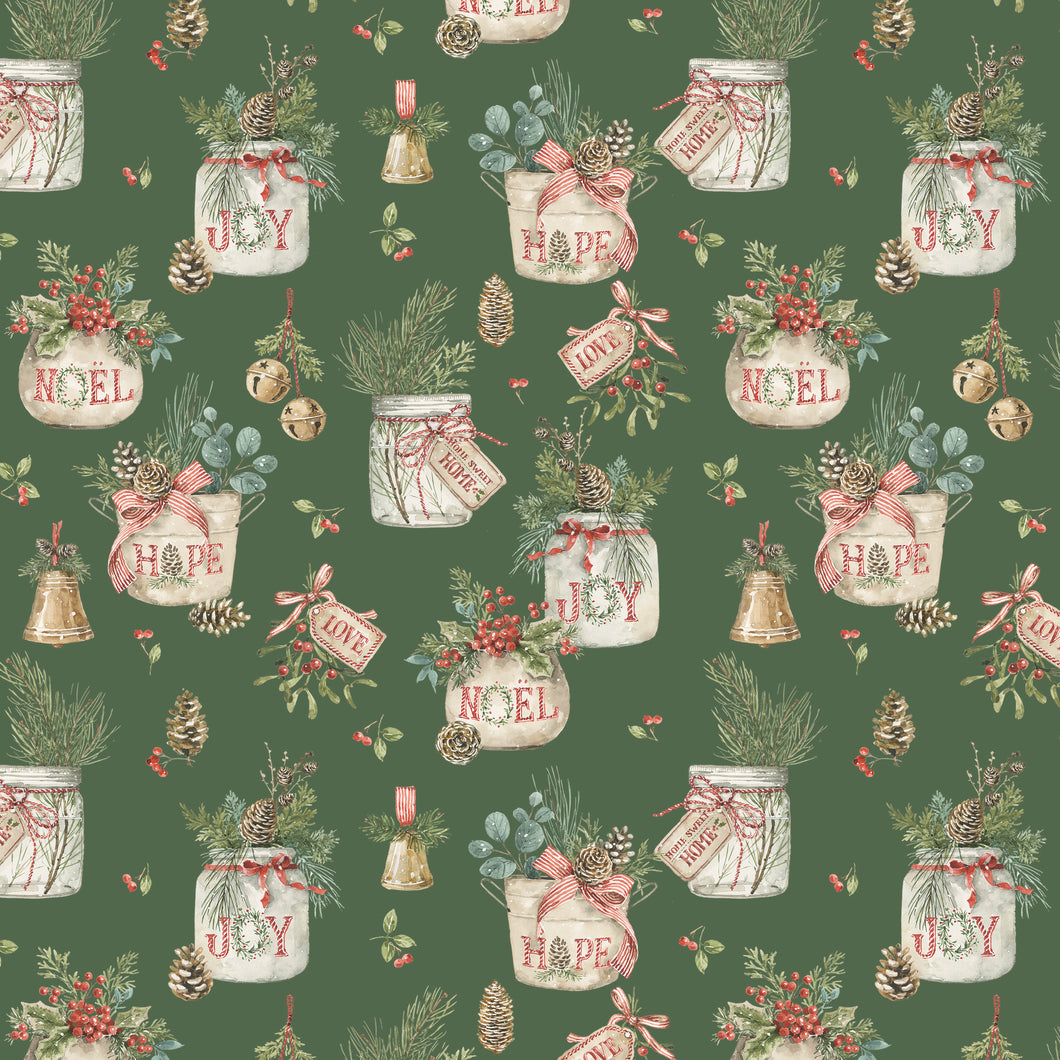 COMING SOON - Holiday Spirit Main Green by Lisa Audit