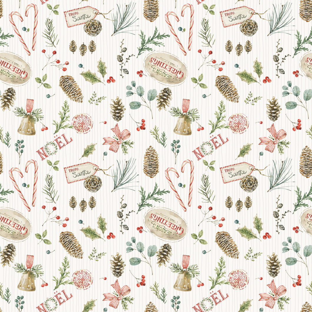 COMING SOON - Holiday Spirit Christmas Toss Cream by Lisa Audit