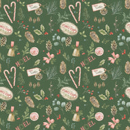 Holiday Spirit Christmas Toss Green by Lisa Audit