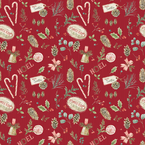 COMING SOON - Holiday Spirit Christmas Toss Red by Lisa Audit