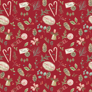 COMING SOON - Holiday Spirit Christmas Toss Red by Lisa Audit