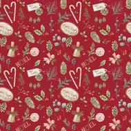 Holiday Spirit Christmas Toss Red by Lisa Audit