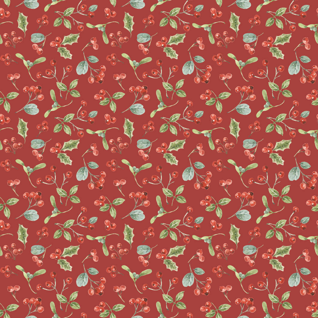 COMING SOON - Holiday Spirit Berries Red by Lisa Audit