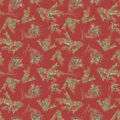 COMING SOON - Holiday Spirit Pinecones Red by Lisa Audit