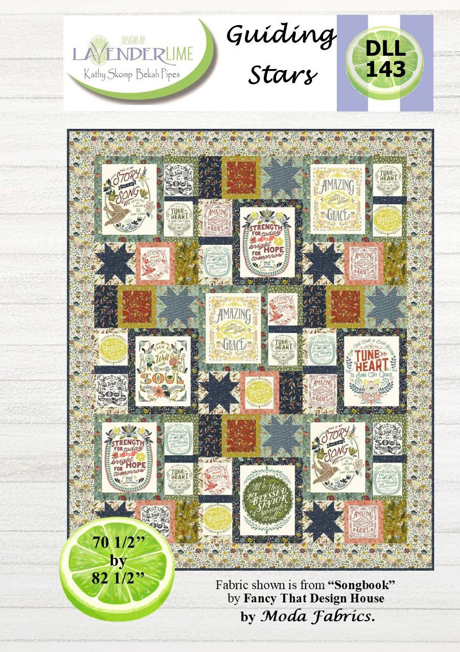 Guiding Stars Quilt Pattern by Designs By Lavender Lime