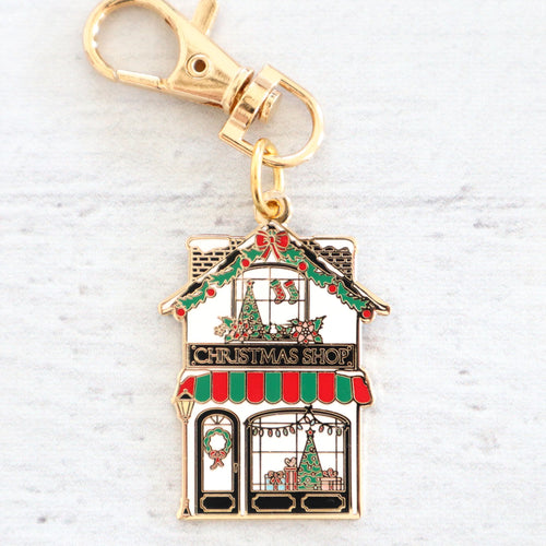 Charm - Christmas Shop Main Street by Beverly McCullough