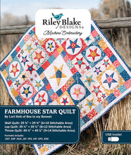 Load image into Gallery viewer, Americana Farmhouse Star Machine Embroidery USB Pattern Only by Lori Holt