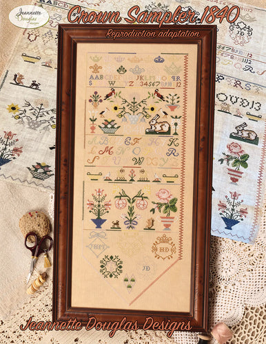 Crown Sampler 1840 by Jeannette Douglas