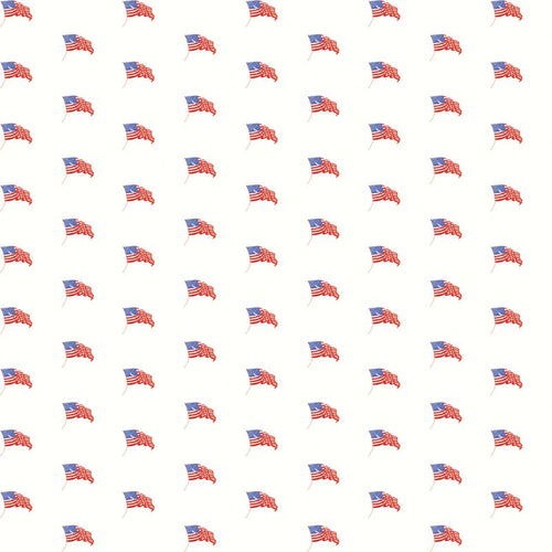 COMING SOON - Sew America USA Flags White by J. Wecker Frisch