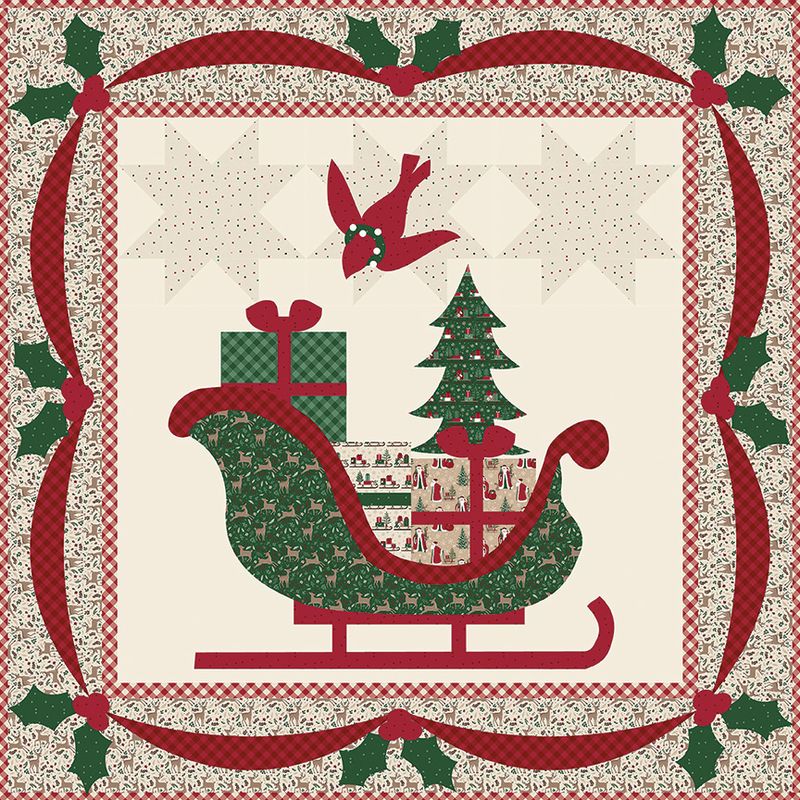 RESERVATION - Christmas Time Sleigh Bells Ring Quilt Kit by Dani Mogstad