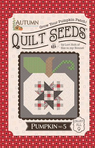 Autumn Quilt Seeds Fabric Kit - Pumpkin No. 5 by Lori Holt