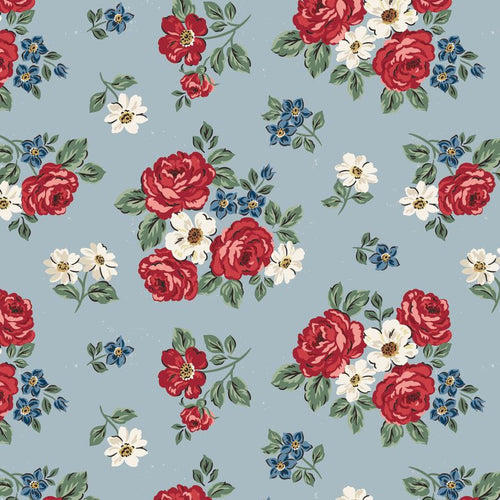 COMING SOON - Independence Floral Blue by The RBD Designers