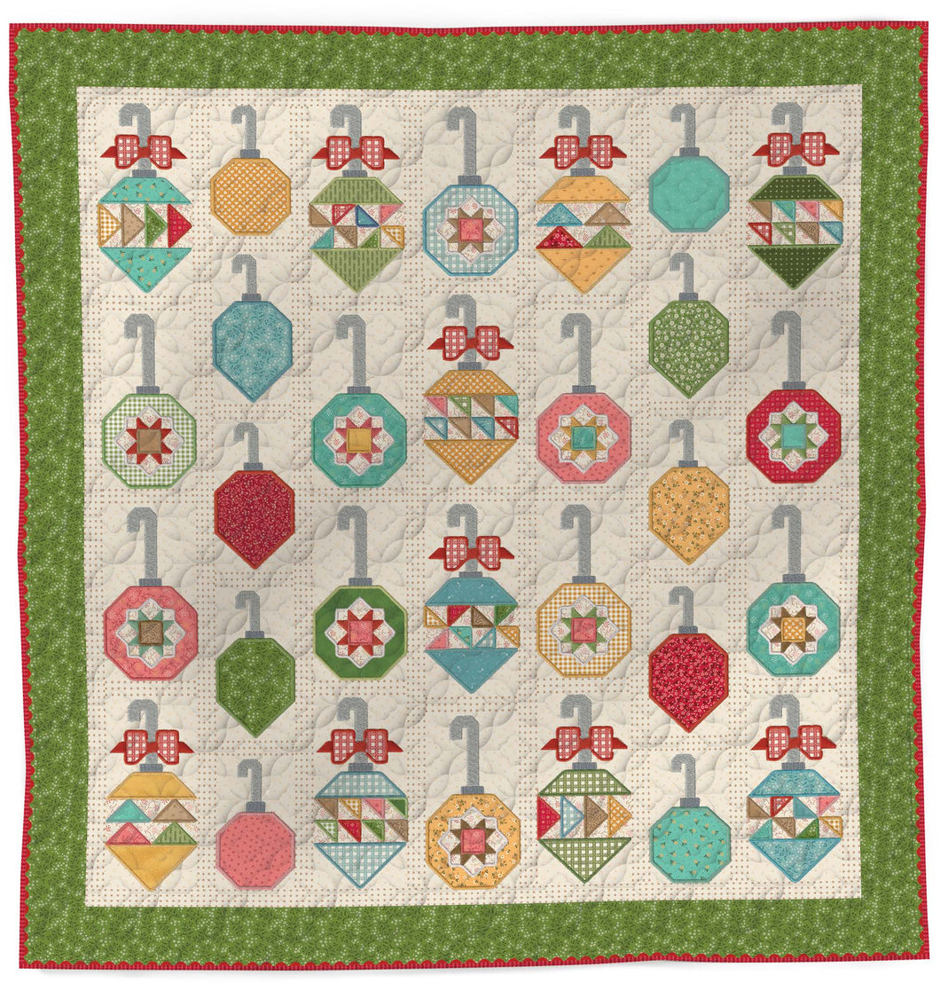 RESERVATION - Baked with Love Decorating the Tree Machine Embroidery Fabric Only Boxed Kit by Lori Holt