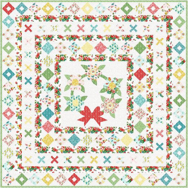 RESERVATION - Matilda Fruit Salad Quilt Kit by Terri Henson for Poppie Cotton