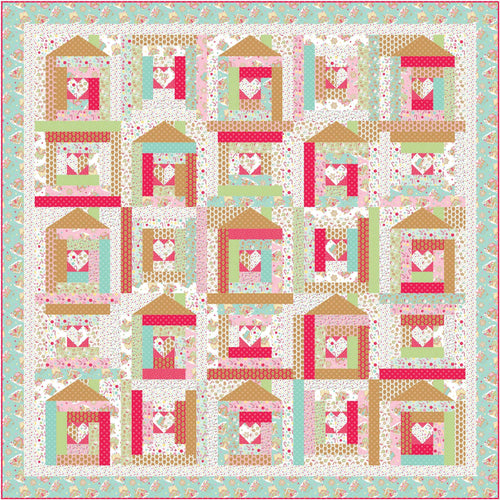 RESERVATION - Gingerbread Kisses Feels Like Home Quilt Kit by Doodlebug Design Inc.