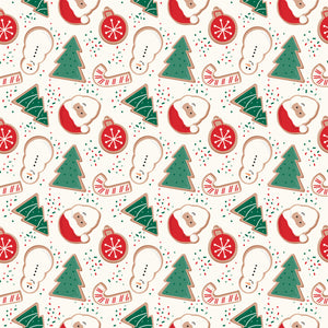 Flannel Christmas Cookies Cream by My Mind's Eye