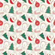 Flannel Christmas Cookies Cream by My Mind's Eye
