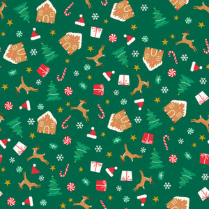 Flannel Christmas Icons Green by My Mind's Eye