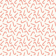 Flannel Candy Canes Cream by My Mind's Eye