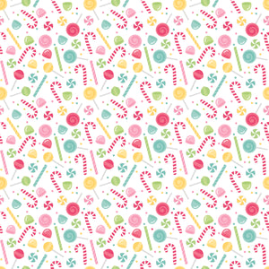 Flannel Sweets White by Doodlebug Design Inc.