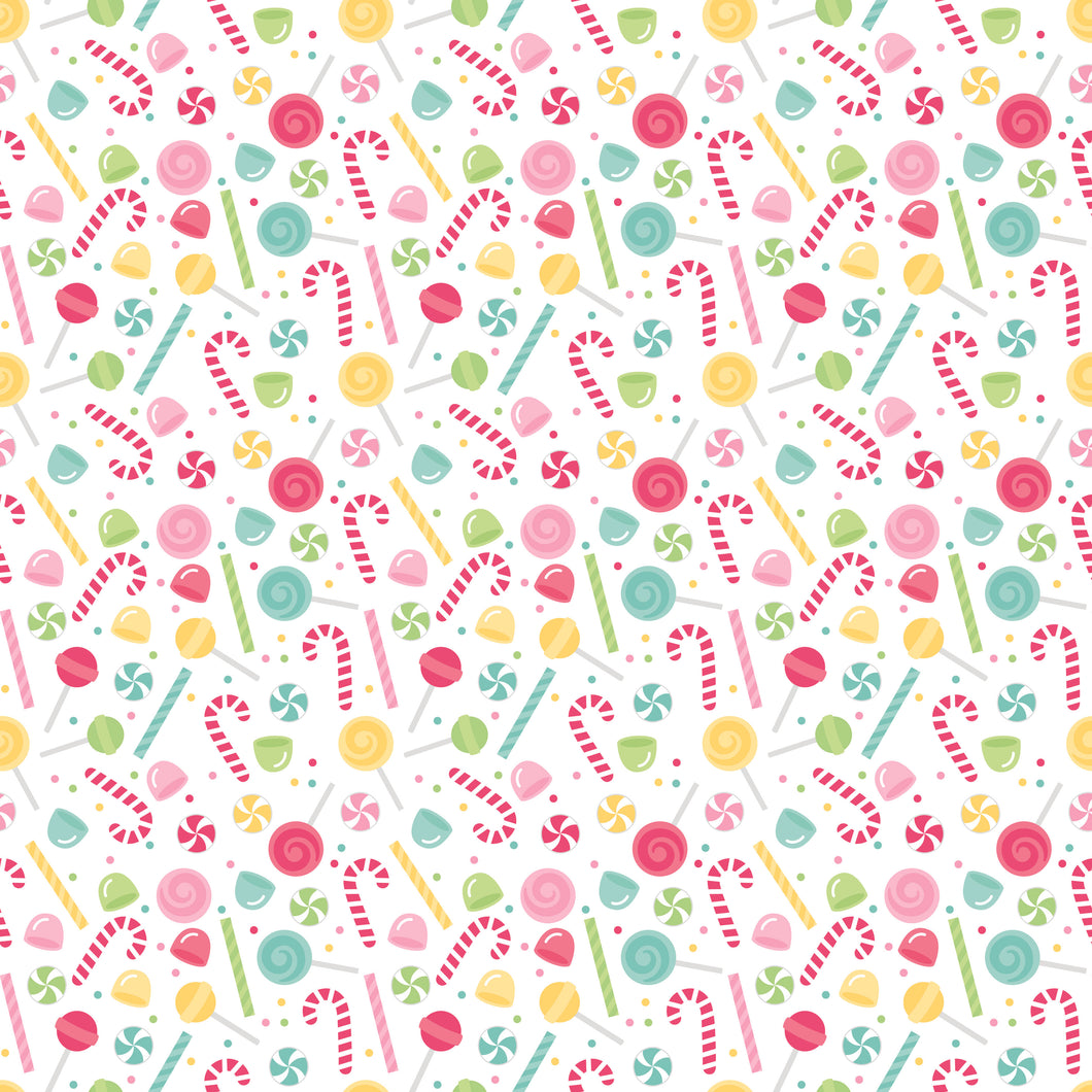 Flannel Sweets White by Doodlebug Design Inc.