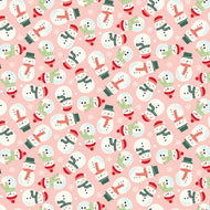 The North Pole Flannel Snowmen Blush by My Mind's Eye