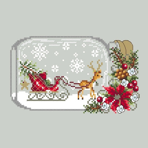 Sleigh Snow Globe by Shannon Christine Designs