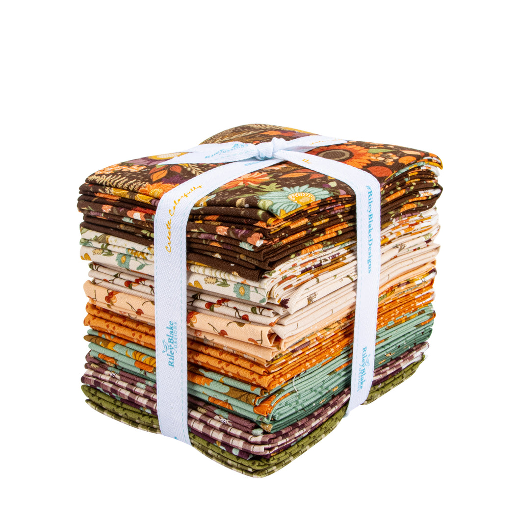The Awe of Autumn Fat Quarter Bundle by Sandy Gervais